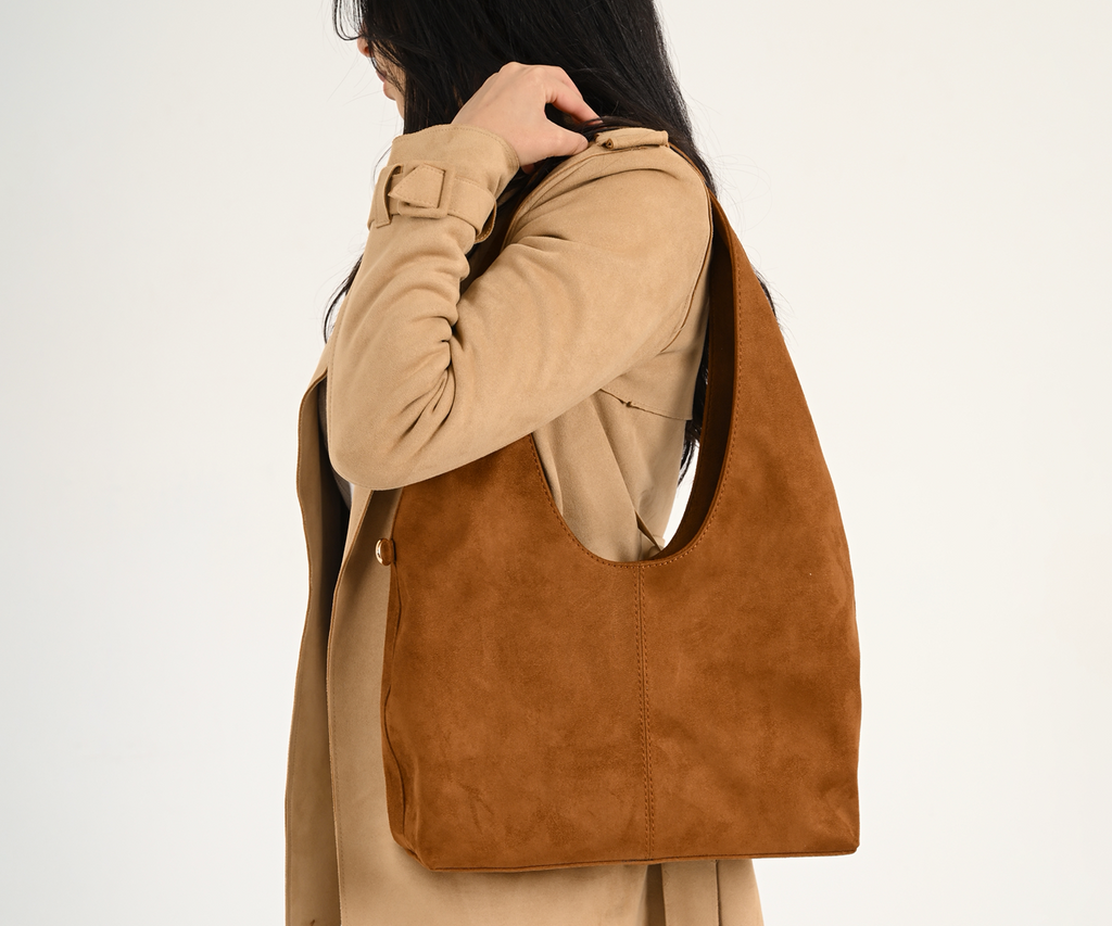 Everyday in Caramel Suede