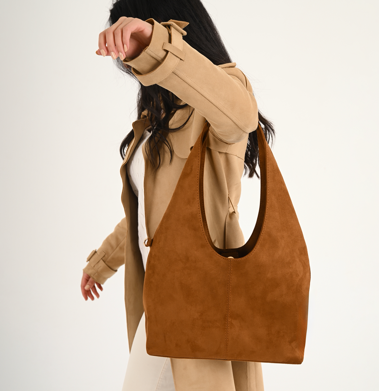 Everyday in Caramel Suede