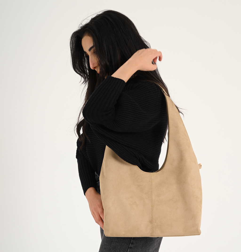 Everyday in Beige Suede