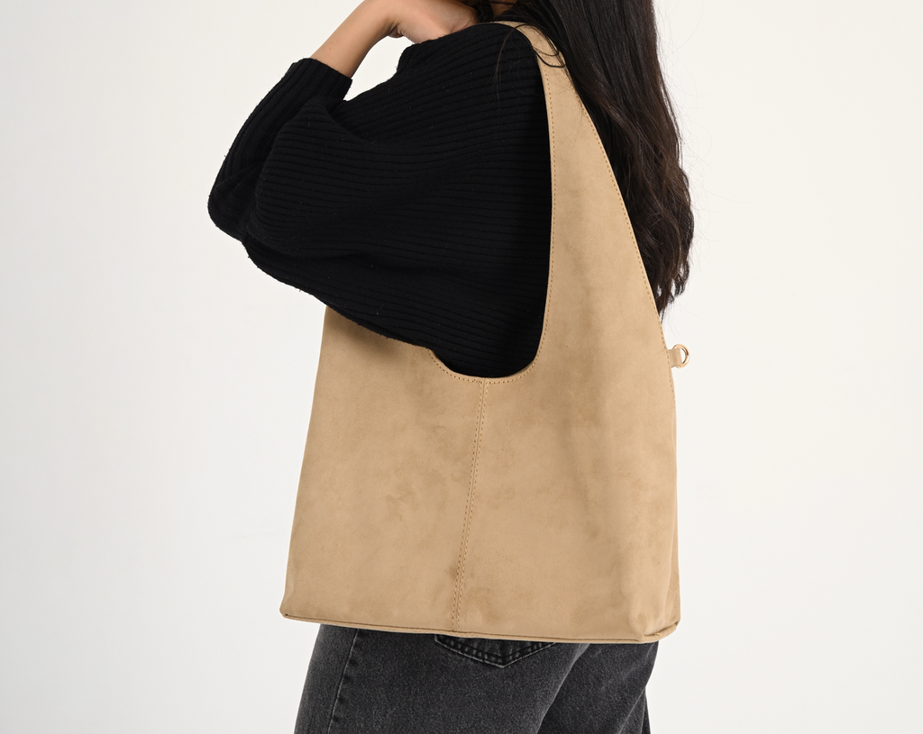 Everyday in Beige Suede