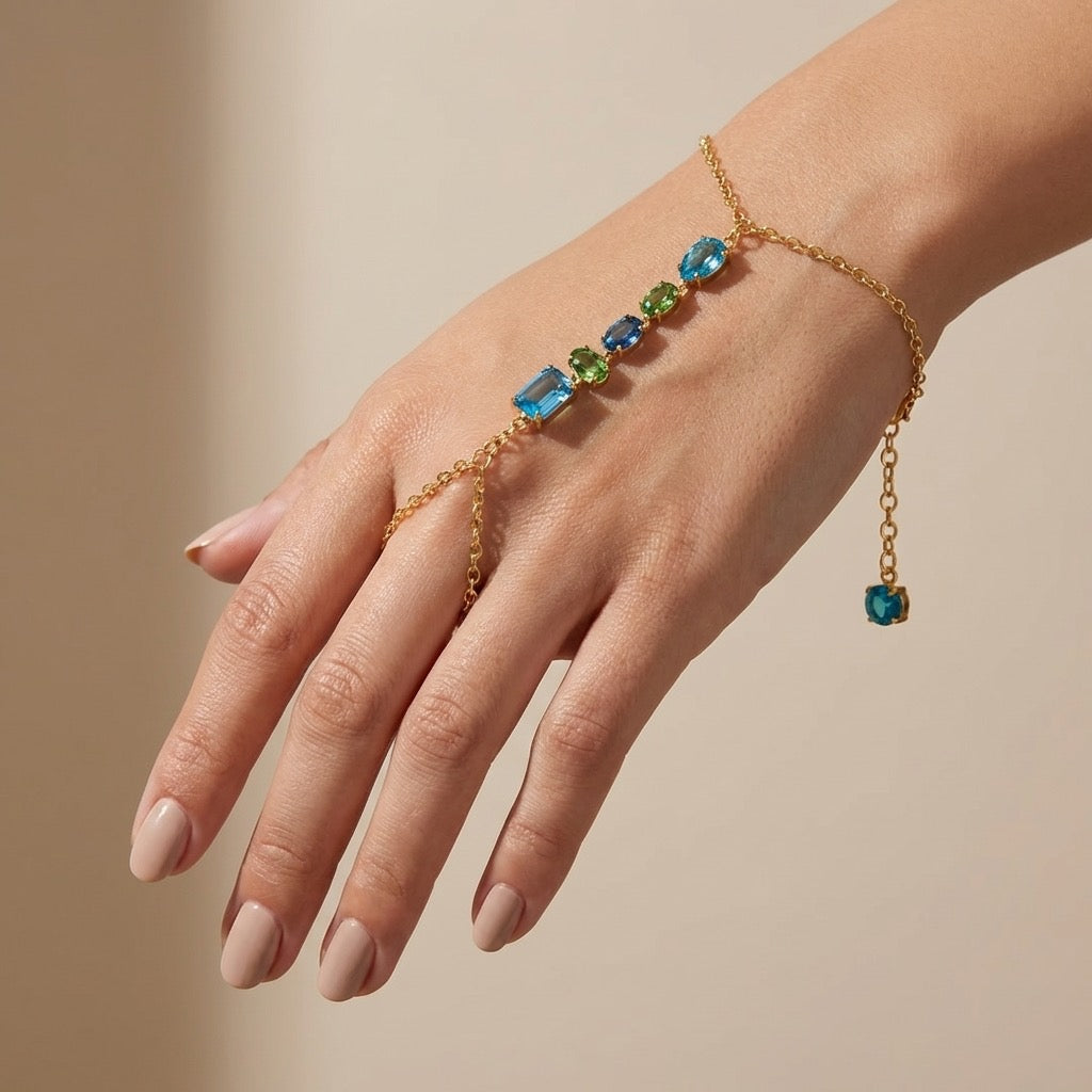 Aqua Hand Chain