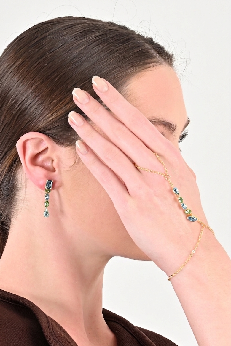 Aqua Earrings