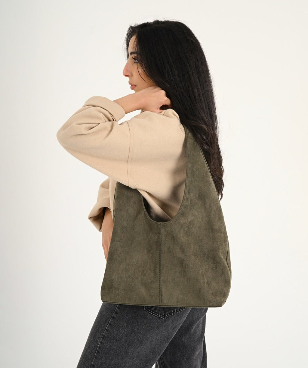 Everyday in Olive Suede