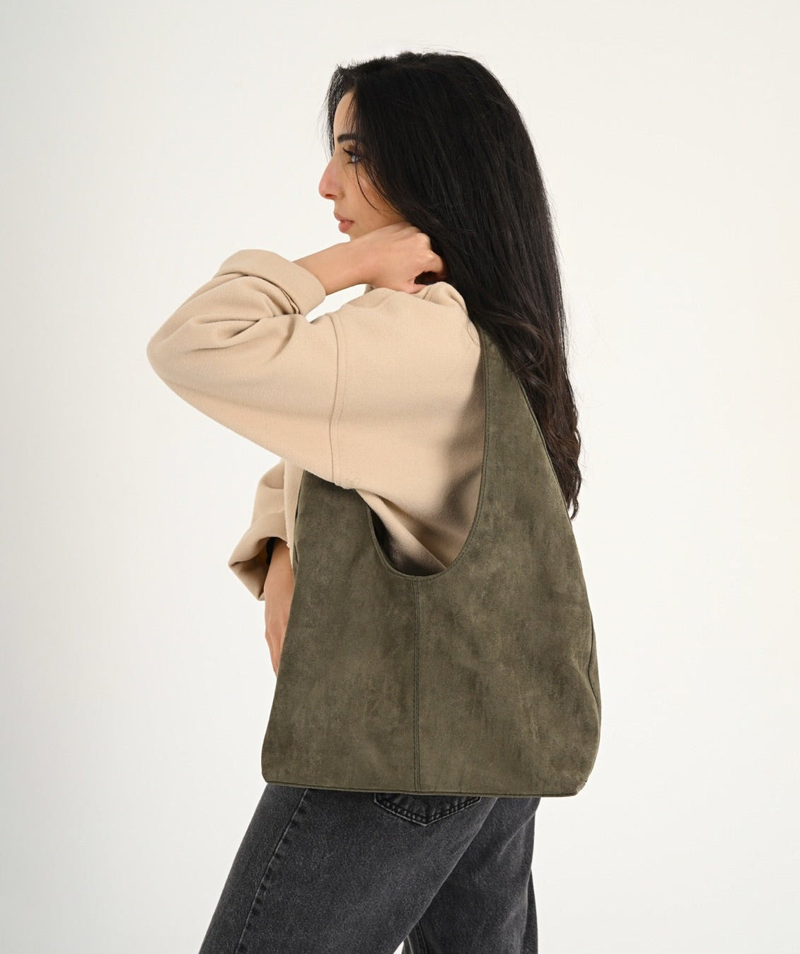 Everyday in Olive Suede