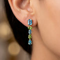 Aqua Earrings