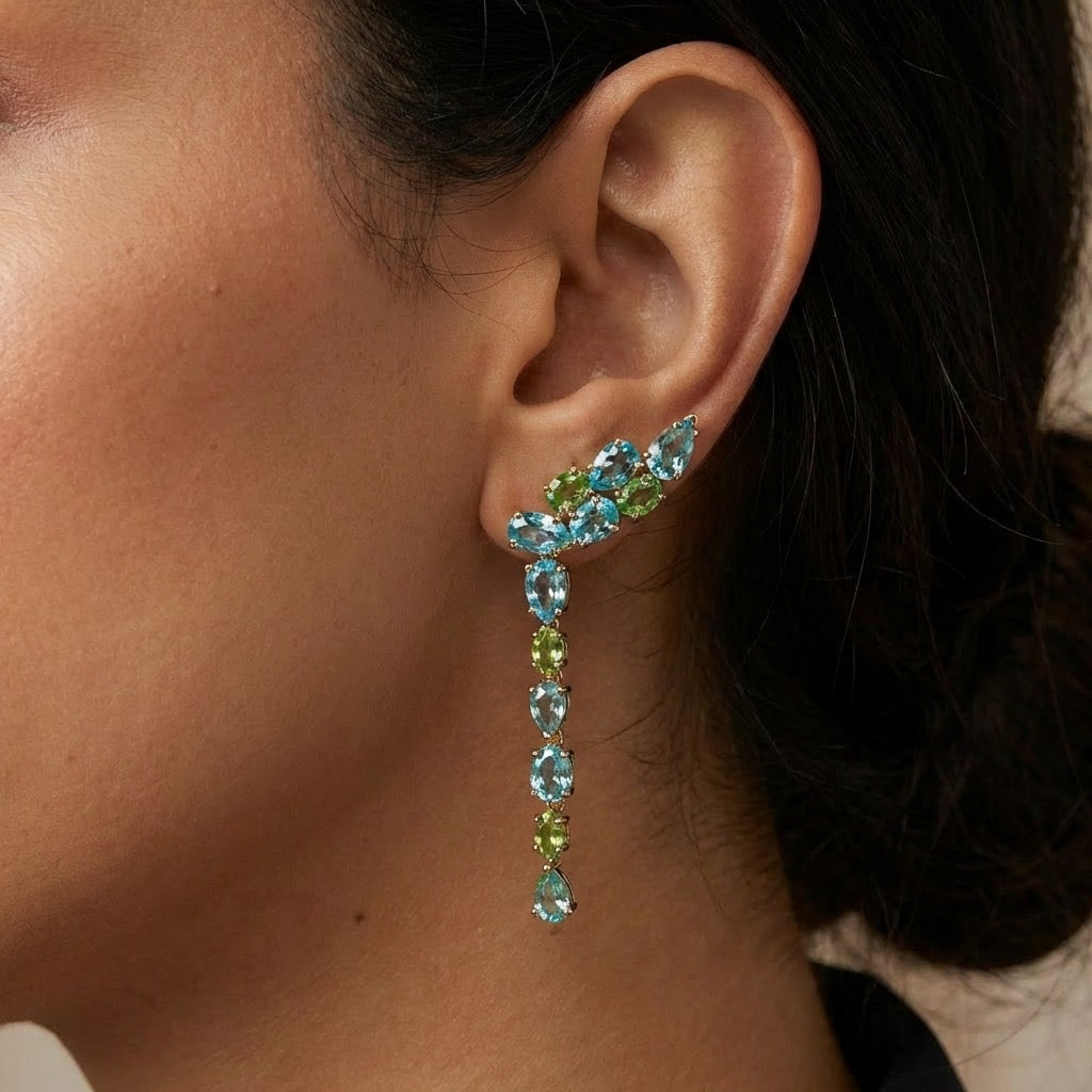 Mermaid Arc Earrings